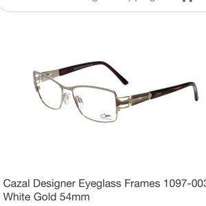 canal Designer eyeglasses frames white gold 54mm